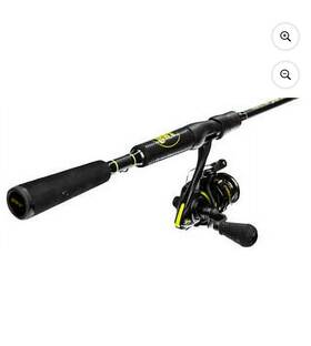 R3070ms-d Lews Reactor Spinning Reel And Im8 Graphite Fishing Rod Combo 7-foot 1-piece