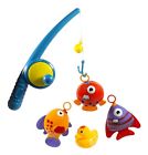 Liberty Imports Hook And Reel Fishing Toy Playset For Kids Bathtub Bath Fun With Fish Duck R 000649000188