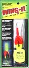 81202 Lighted Chartruese Erie Medium Bobber Dearie Red 4 Stick Lot Wing-
