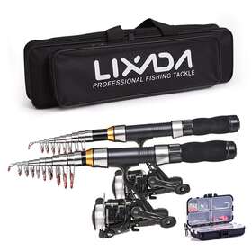 Dby4573332232183ax Lixada Fishing Rod Reel Combo Kit With 2.1m &2. Telescopic U1q2