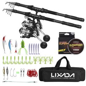 Yuu1626194714404hd Lixada Ultra Fishing Rod And Reel Combos 2 Piecetelescopic With H5n4