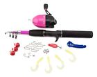 Ln012 Pink Kids Fishing Pole Starter Set For Girls By Gear