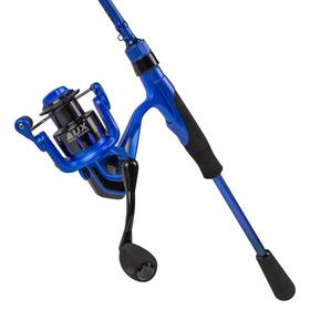 Lunkerhunt 628853903622 Aux Spinning Rod And Reel Combo Fishing 7ft Blue