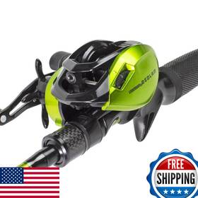 Lunkerhunt B0b4bhqkzc Bedlam Baitcaster Rod And Reel Combo 7 Feet - Premium Right Handed