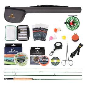 M Maximumcatch 749390250700 Maxcatch Premier Fly Fishing Rod And Reel Combo Complete 9ft Outfit P