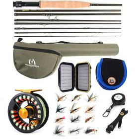 M Maximumcatch 749390250762 Maxcatch Alltime Travel Fishing Rod-ultra Compact For Backpacking 8-piece 9ft
