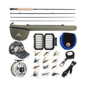 M Maximumcatch 769894976326 Maxcatch Extreme Fly Fishing Combo Kit 3/5/6/8 Weight Starter