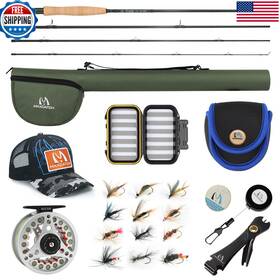 M Maximumcatch B01n0sh97l Maxcatch Extreme Fly Fishing Combo Kit 3/5/6/8 Weight Starter