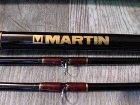 Martin 7656c N.o.s. Vintage 8ft Fly Rod 3-piece 2-tips Line Wt 6/7 Brand-new Old-stock