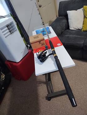 Hf5000 Master Spinning Fishing Rod Strike 8ft Med 8-20lb And Reel
