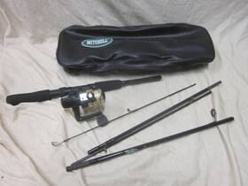 Ob656 Mitchell Outback 5 Piece Travel Graphite Rod With Ob10 Reel And Bag