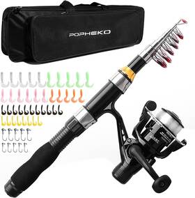 Zfsm20201016001 Mouhike Telescopic Fishing Pole Reel Combo Ultralight Rod Spinning