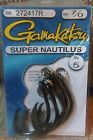 272417r Nautilus 0 Fishing Super Gamakatsu 7 Pack Hook Ringed Circle 5