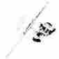 Nkl0673850348075qv Unbranded Generic Mini Aluminum Portable Pocket Pen Shape Fishing Fish Rod Pole Reel Silver Us