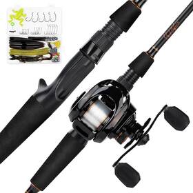 Kcocstbrn-7mh2rhbk Nobrand Im6 Graphite 2pc Spinning/casting Combo 5.2 1
