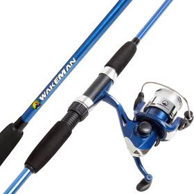 W500030 Nobrand Wakeman 5ft6 Inch Telescopic Spinning Rod And Reel Combo