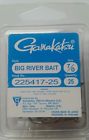 225417 Ns Bait 7 25 Hook Gamakatsu Pack Black River - 0 Big