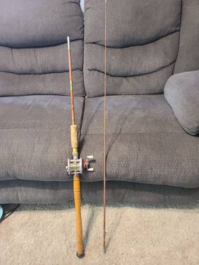 Ocean City 940s True Temper 7ft Baitcast Combo Right-hand Cork Handle