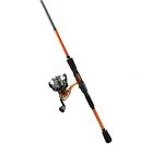 Okuma Chameleon Spinning Combo 66 Medium Action Tangerine 739998336173