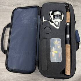 Okuma Cs-35 Stratus Voyager Vs-605 Travel Fishing Reel Rod Equipment Kit