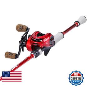 One Bass B0bfqlh1rd Spirit Flame Fishing Rod Reel Combo Spinning Baitcasting Pole