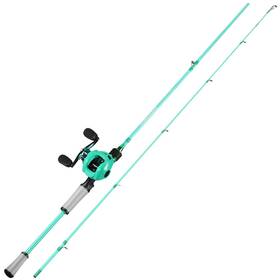 One Bass B0bqybk23n Fishing Rod Reel Combo Baitcasting Pole Graphite 2pc Blanks