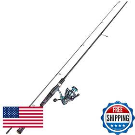 One Bass B0dk8ztgct Fishing Rod Reel Combo Colorful Spinning Baitcasting