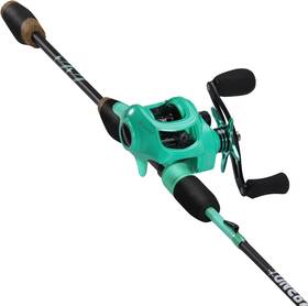 Slc7sel One Bass Fishing Rod And Reel Combo 2-piece Spinning Baitcasting Medium