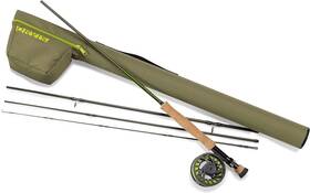 3ar953 Orvis Encounter Fly Rod Outfit - Fishing And Reel Combo Starter Kit 8ft6 Inch 5-wt