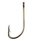 084f-2 Pack 0 Size Hook 2 Plain Offset Bronze Claw Eagle Shank 40 Fishing