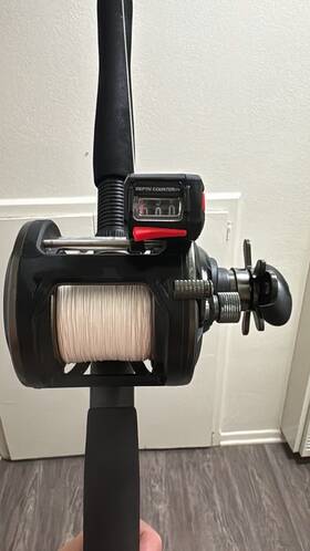 30lwlc Penn Squall Ii 30 Trolling Reel Combo Depth Counter 4.2 1 Gear Ratio