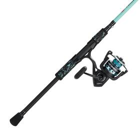 B096l68df7 Penn Pursuit Iv 7ft 2-pc Inshore Spinning Rod And Reel Combo 4000 Black/seafoam