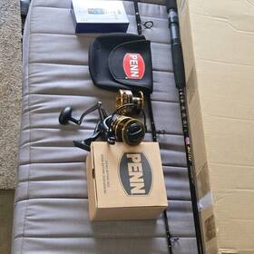 Btl1530802mh Penn Battle 6000 Spinning Reel And Rod Combo 9ft Medium Heavy Moderate Fast