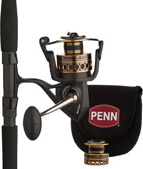 Btl4000701m Penn Battle Spinning Reel Fishing Rod Combo 6000 9ft Medium Heavy 2pc Kit