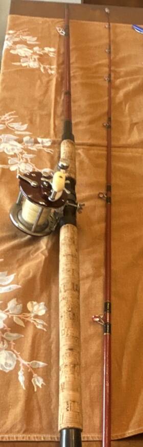 1376b Penn Daiwa Vintage 8ft6 Inch Casting Rod And Peer 209 Reel Salmon/steelhead