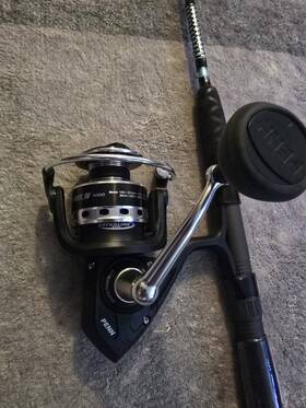 Uscbin1220s701mh Penn Ugly Stik Carbon Inshore Spinning Rod And Pursuit Iv 5000 Reel Combo 7ft Fast