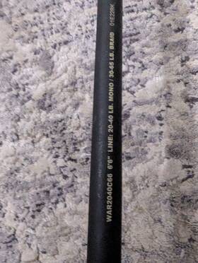 War2040c66 Penn Offshore Baitcaster Rod Warfare 20lw Combo 6 Foot Barely Used