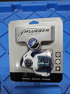 Mon20sp Pflueger 043311068451 Monarch Fishing Reel White/teal/black. Brand New. Spinning