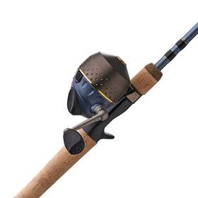 6ft6 Pflueger 043388142146 Inch President Spincast Reel And Rod Combo Medium 2-piece Graphite
