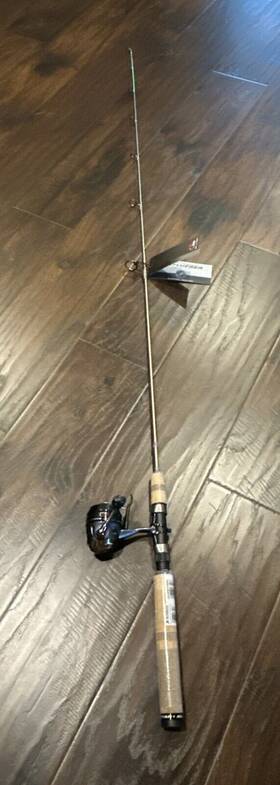 Pflueger/allstar 043388483447 President Triggerspin Reel Aspanfish Rod Ultra Light Combo New