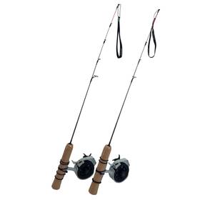 Hmgptice23ul Pflueger Trion 23 Inch Ultra Light Ice Fishing Combo Rod Pair