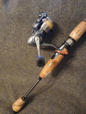 Pressp-5025ul Pflueger President Spinning Reel And Fishing Rod Combo. Ultralight