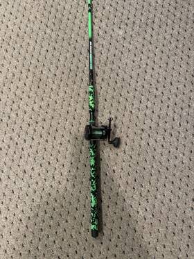 Wsthsct-761mh Piscifun Whisker Seeker Hog Rod And Chaos Xs 60 Reel Catfish Combo