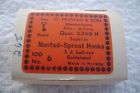 3399n Plated Son Gold Mustad 6 Size 100 Hooks Sproat Qty
