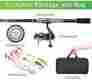 Plfb004-fba Plusinno Spinning Rod And Reel Combos Full Kit Telescopic Fishing Pole
