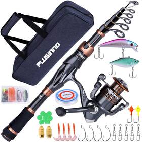 B087cwjm3p Plusinno Bronze Warrior Fishing Rod And Reel Combo - Toray 24-ton Carbon Matrix