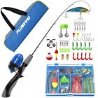 Plusinno Kids Fishing Pole Ice Telescopic Rod And Reel Full Kits