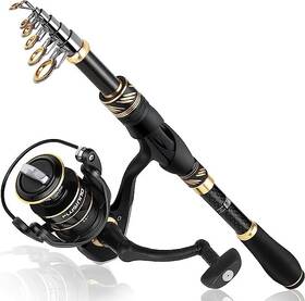 Rt-p9bz-01 Plusinno Fishing Pole Rod And Reel Combo Telescopic Kit With Sp Inch