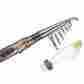 Plusinno Travel Spinning Fishing Rods Poles Saltwater Telescopic Retractable Portable Sea 702706564021
