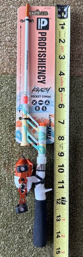 Profishiency 810082044614 Tiny But Mighty Spincast Pocket Combo